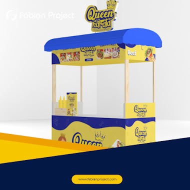 Pembuatan Desain 3D untuk Booth  Queen Farata 