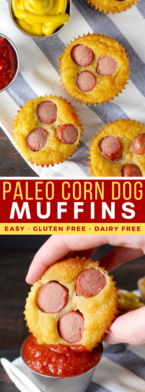 PALEO CORN DOG MUFFINS #healthy kidfriendly