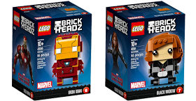 This review of LEGO® BrickHeadz MARVEL Super Heroes & Disney's Beauty and the Beast lists their new LEGO parts and printed pieces.