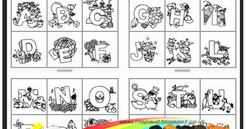 Download Latihan Mewarnai Gambar Untuk PAUD dan TK - File Paud