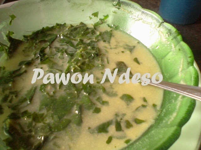 [Resep] Sayur Daun Singkong Tumbuk ~ Pawon Ndeso