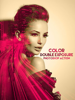 Graphicriver Color Double Exposure Photoshop Action 19524674