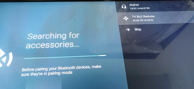Skyworth 40STD5600 Android 11 Smart TV BLE Remote Connection