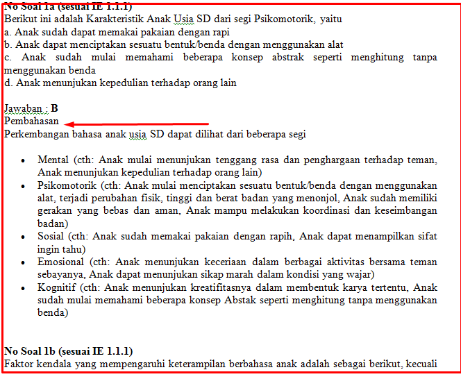 Kumpulan Soal UK TK PAUD Lengkap dengan Pembahasannya 