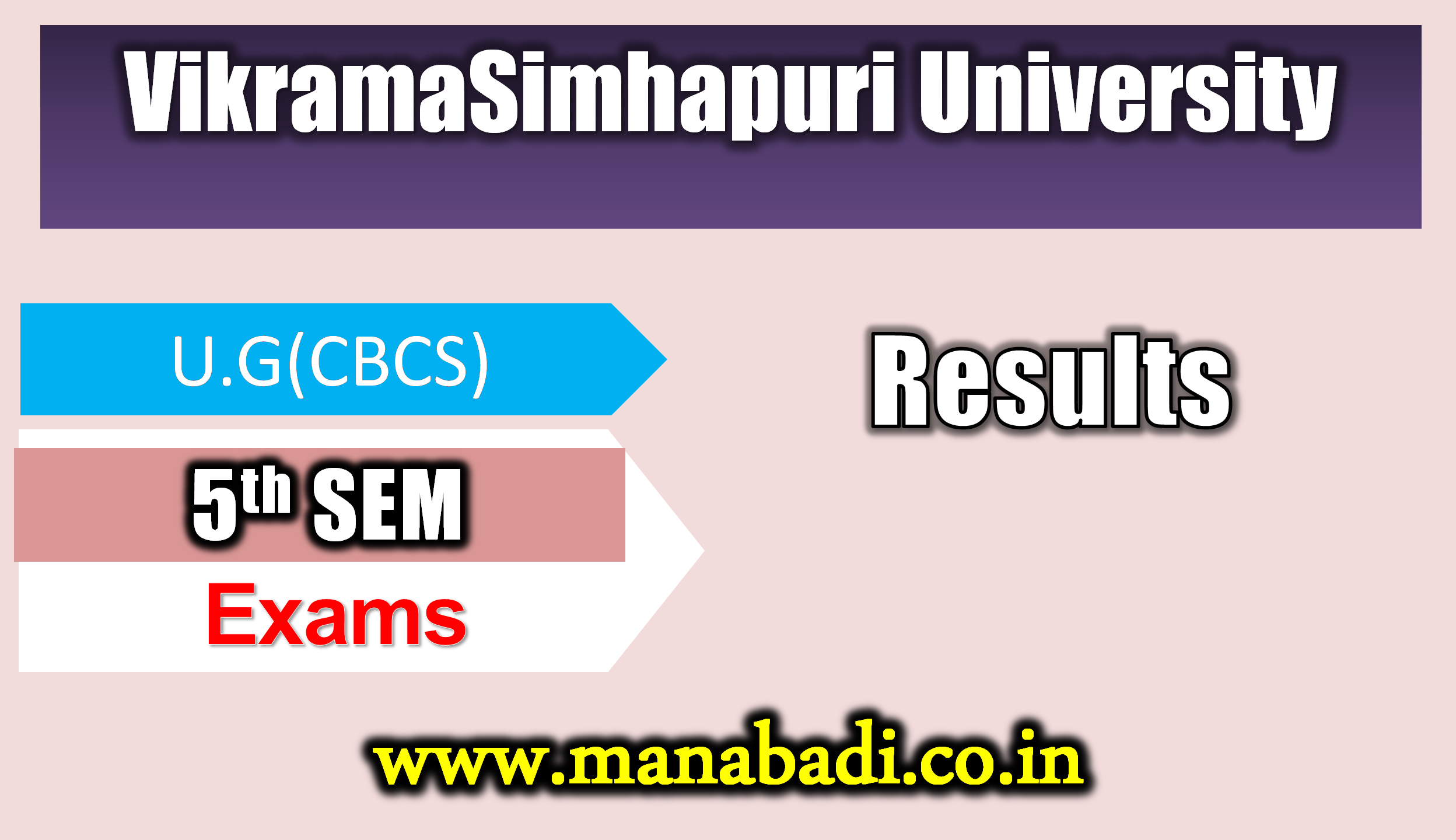 Vikrama Simhapuri University UG (CBCS) 5th Sem (Advance Supplementary), Oct, 2023 Revised - Result