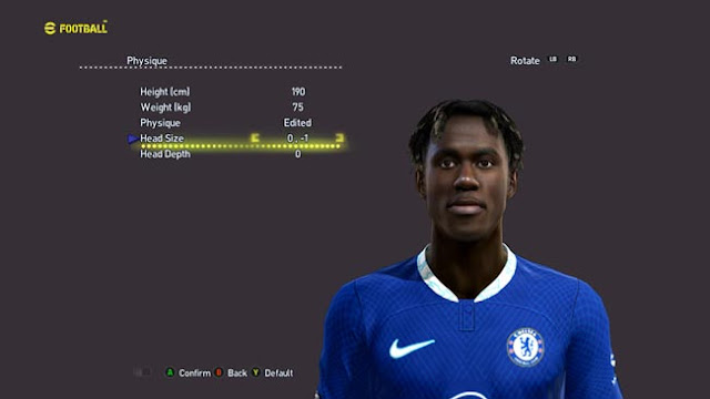 Trevoh Chalobah Face 2023 For PES 2013