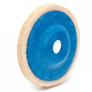 Round Grinding Wool Pad Polishing 4" Disk Glass Car Waxing Wheel Felt Buffer Set hown - store