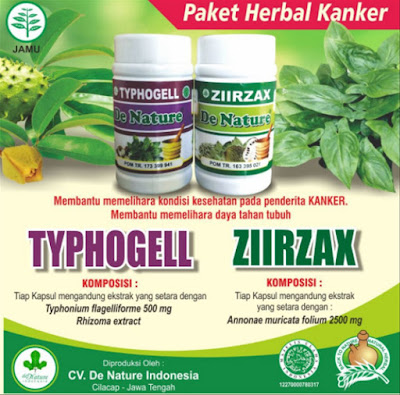 Obat Kanker Herbal Kapsul Ziirzax dan Typhogell Asli De Nature Di Kabupaten Kutai Kartanegara, Onat Kanker De Nature, Obat Kanker Herbal, Sirsak, keladi tikus