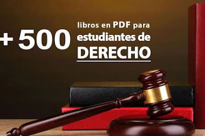 500 Libros jurídicos en pdf para estudiantes de Derecho