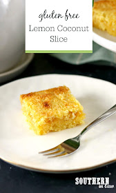 Gluten Free Lemon Coconut Slice Recipe - Quick and Easy Slice Recipes, Desserts with Pantry Staples, Gluten Free Slices