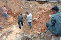 Akibat Gorong-Gorong di Air Batu Roboh, Pendistribusian Air Bersih di Sekitar Kelurahan Bandarsyah Macet