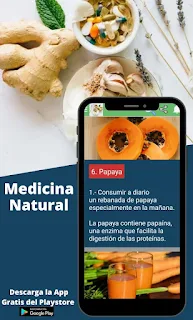 App Medicina Natural Papaya Zanahoria