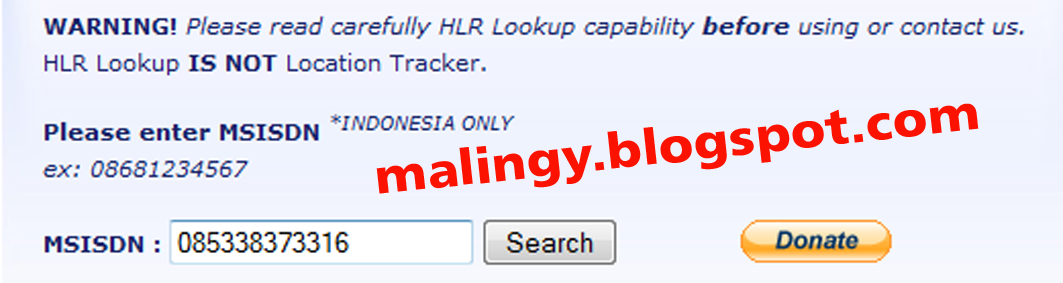 Cara Mudah Melacak Nomor HP Secara Online | Malingy Blog