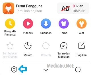 Mengatur Ukuran Font Di UC Browser