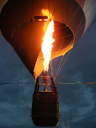 . the One Show filmed from the playing fields in a hot air balloon. (oneshowballoon )