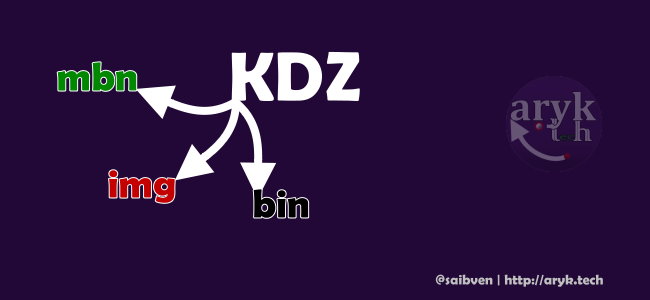 Convert .kdz file to .bin, .img and .mbn files