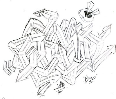 Sketch Graffiti Arrows Designs Picture