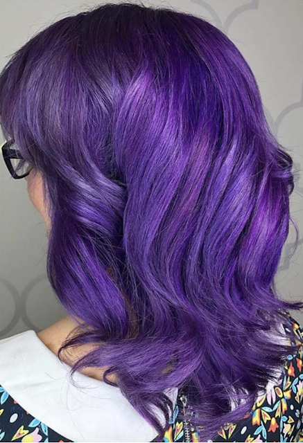 purple hair dye for dark hair 2020