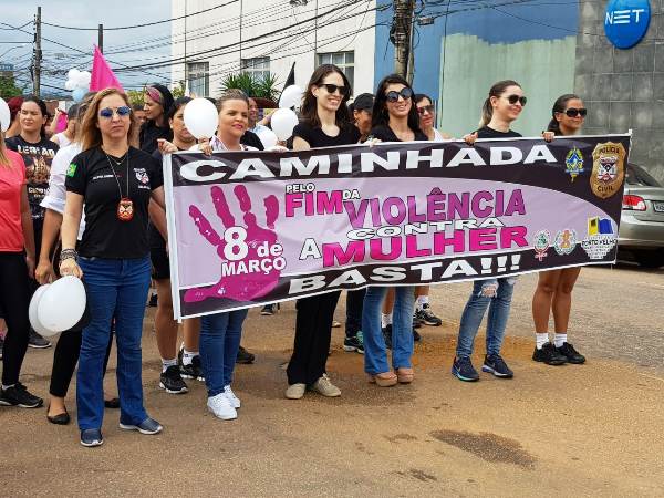 Polícia Civil promove caminhada pelo fim da violência contra a mulher