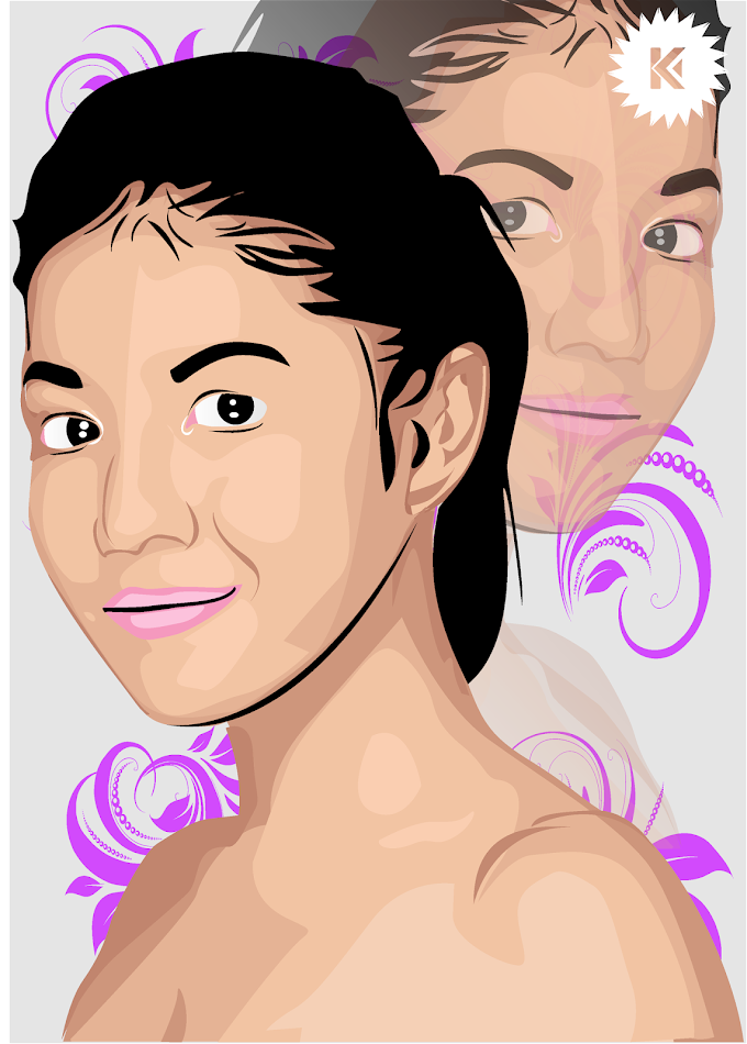 Natasha Rizky In Cartoon Vector