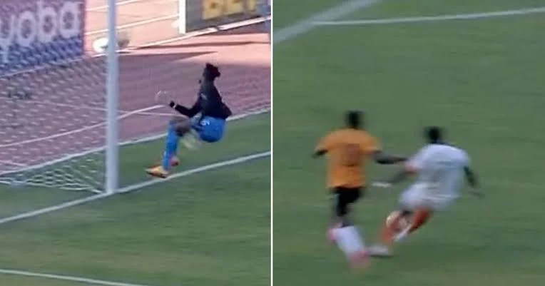 Ex-Spurs star Serge Aurier scores 'world-class own goal' that almost seems impossible