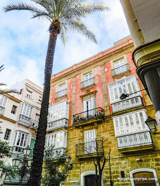 Bairro de Santa Maria em Cádiz