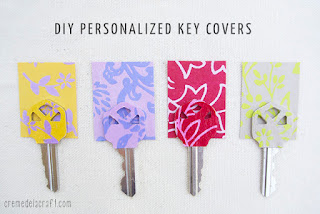 http://www.cremedelacraft.com/2013/04/DIY-Personalized-Key-Covers.html