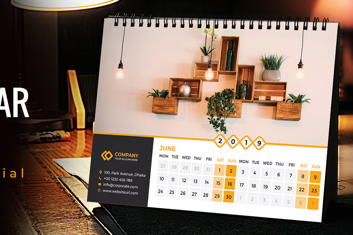 Download Desk Calendar 2019 In Illustrator Tutorial Desk Calendar 2019 Desk Calendar Mockup Free Download Maxpoint Hridoy Graphic Design Tutorial Learn More Earn More
