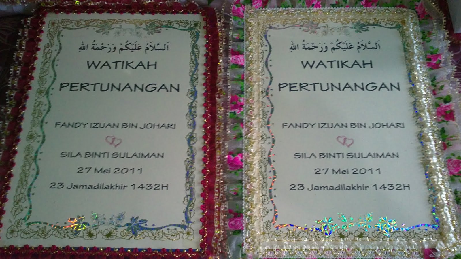 Coretan Rasa Nenek Kebaya: Watikah Pertunangan