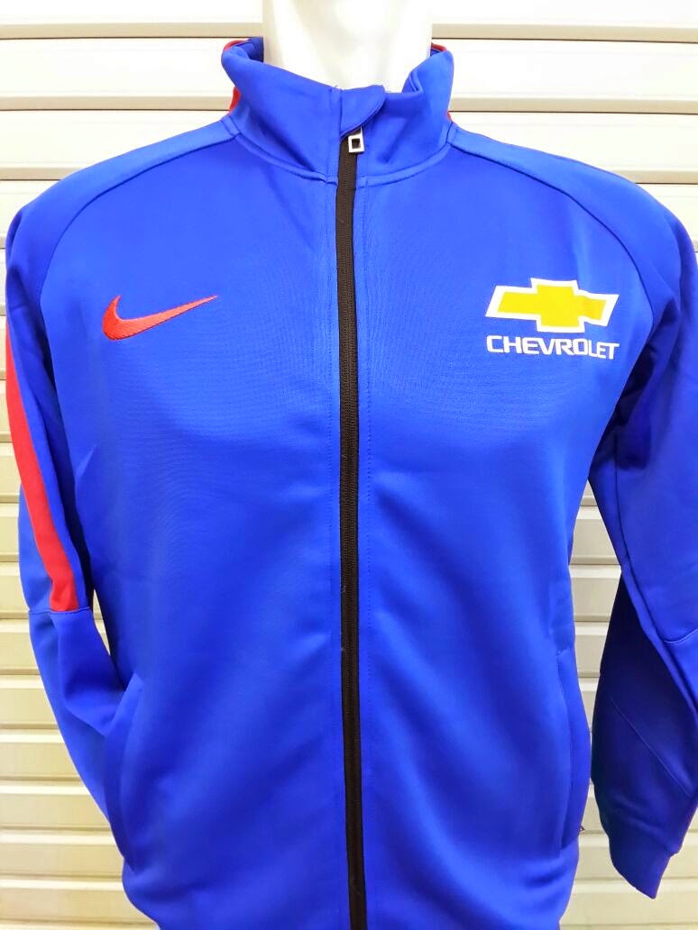 Jual Jaket Manchester United Chevrolet Warna Biru Terbaru Musim