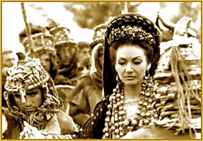 Maria Callas as Medea in Pier Paolo Pasolini's film Medea