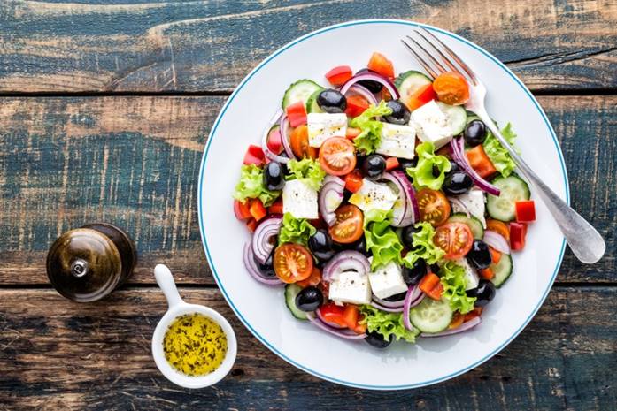 Greek Salad with Tomatoes