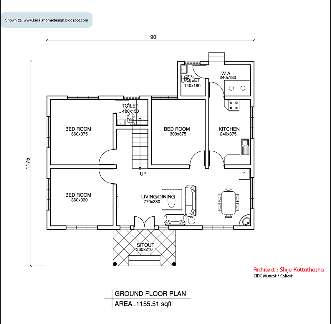 Apartment 2 Bedroom Flats Building Plans