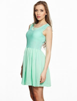 Rochie plisata verde 394