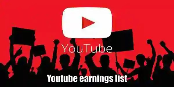 YouTube earning sources?
