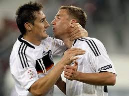 Miroslav Klose i  Lukas Podolski.