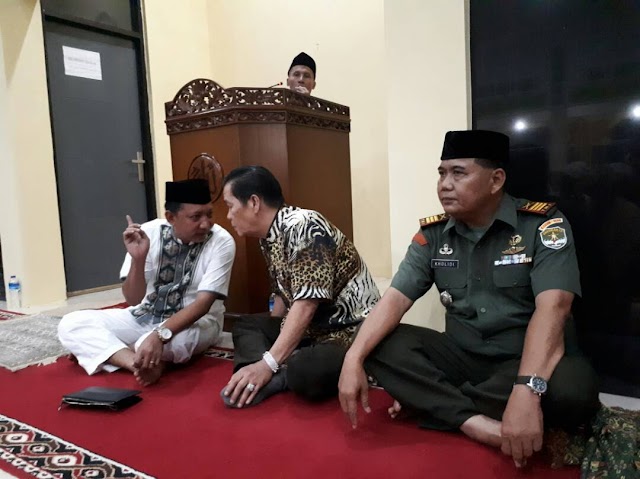 Danramil 03/Sukmajaya Taraweh Bersama Napi di Rutan Cilodong