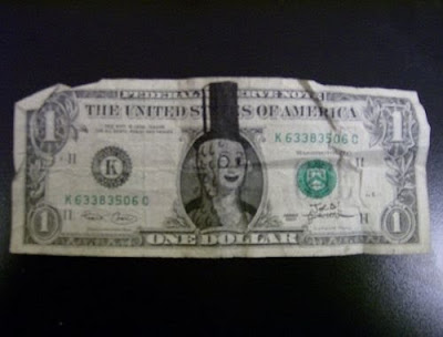 dollar bill drawing