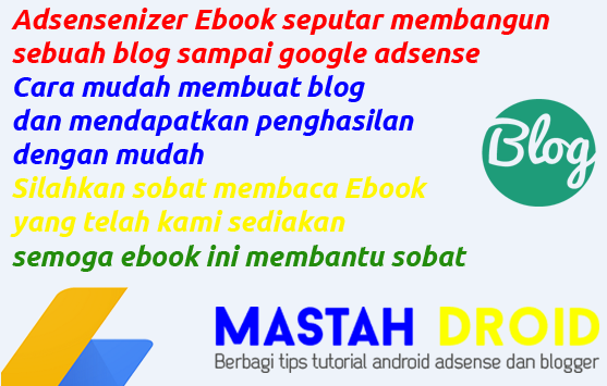 Adsensenizer Ebook Seputar Blog dan Adsense