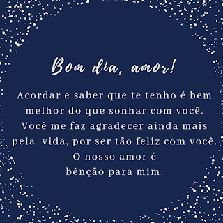 Mensagens de Bom Dia Amor