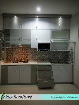  Kitchen set full plafon di Tangerang Furniture Kitchen 