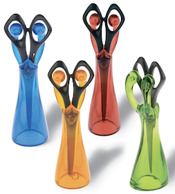 scissors caddy in four colors