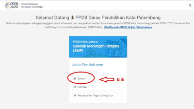 Cara Daftar Murid Baru di PPDB Online Tingkat SMP Negeri di Kota Palembang