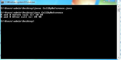 CallByReference-Output-javaform