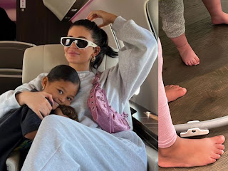 Kylie Jenner Gives Glimpse Of 3-Month-Old Son and Stormi's Little Feet: 'I Made These'