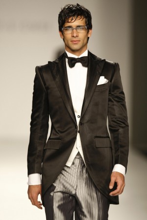 Black groom suits