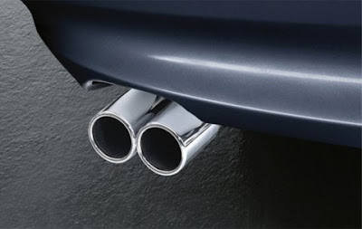 Exhaust pipe finisher in chrome BMW 3 Series