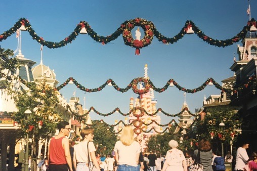 Cinderella Castle Cake At Christmas Magic Kingdom Disney World