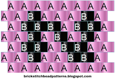 Printable Pony Bead Alphabet 1 Labeled Letter N