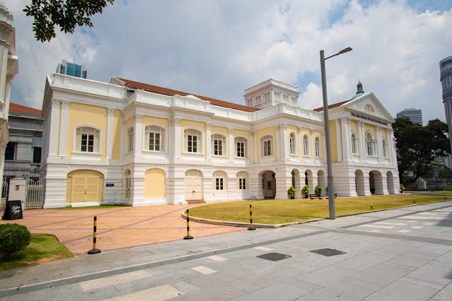 City hall (Parlamento)-Padang (quartiere coloniale)-Singapore